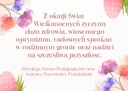 Wesołych Świąt Wielkanocnych !